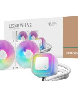 Deep Cool LE240 v2 240mm ARGB Liquid Cooler (White)