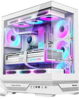 HuntKey GX760A Fortune White Gaming Case