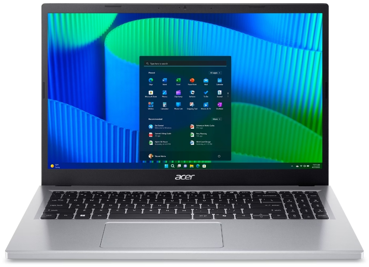 Acer Extensa (Intel N150 3.6GHz, 8GB DDR5, 512GB SSD, 15.6" Full HD)