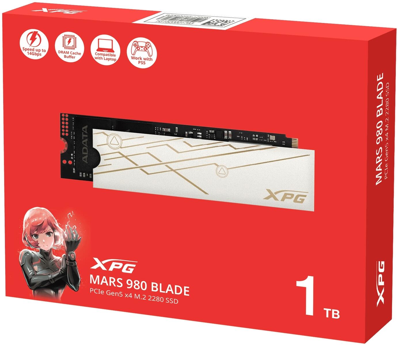 ADATA XPG Mars 980 Blade M.2 PCIe5x4 1TB SSD