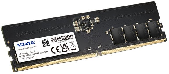 ADATA Value 16GB (DDR5-4800, CL40) Desktop RAM