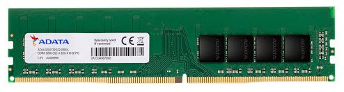 ADATA Value 8GB (DDR4-3200, CL22) Desktop RAM