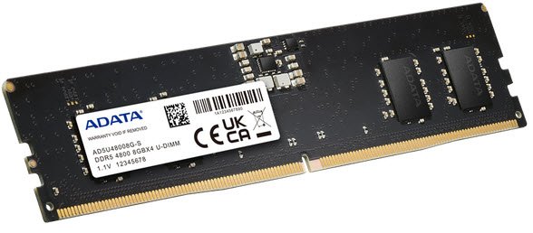 ADATA Value 8GB (DDR5-4800, CL40) Desktop RAM