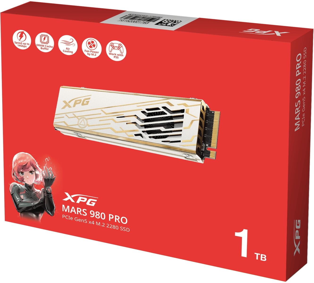 ADATA XPG Mars 980 Pro M.2 PCIe5x4 1TB SSD