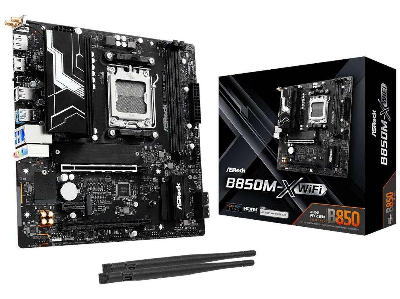 ASRock B850M-X WiFi (AMD AM5) Motherboard