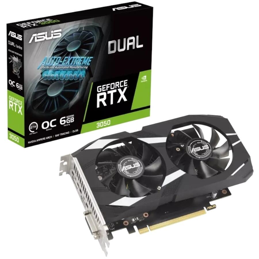 Asus Dual GeForce RTX™ 3050 OC (6GB GDDR6)