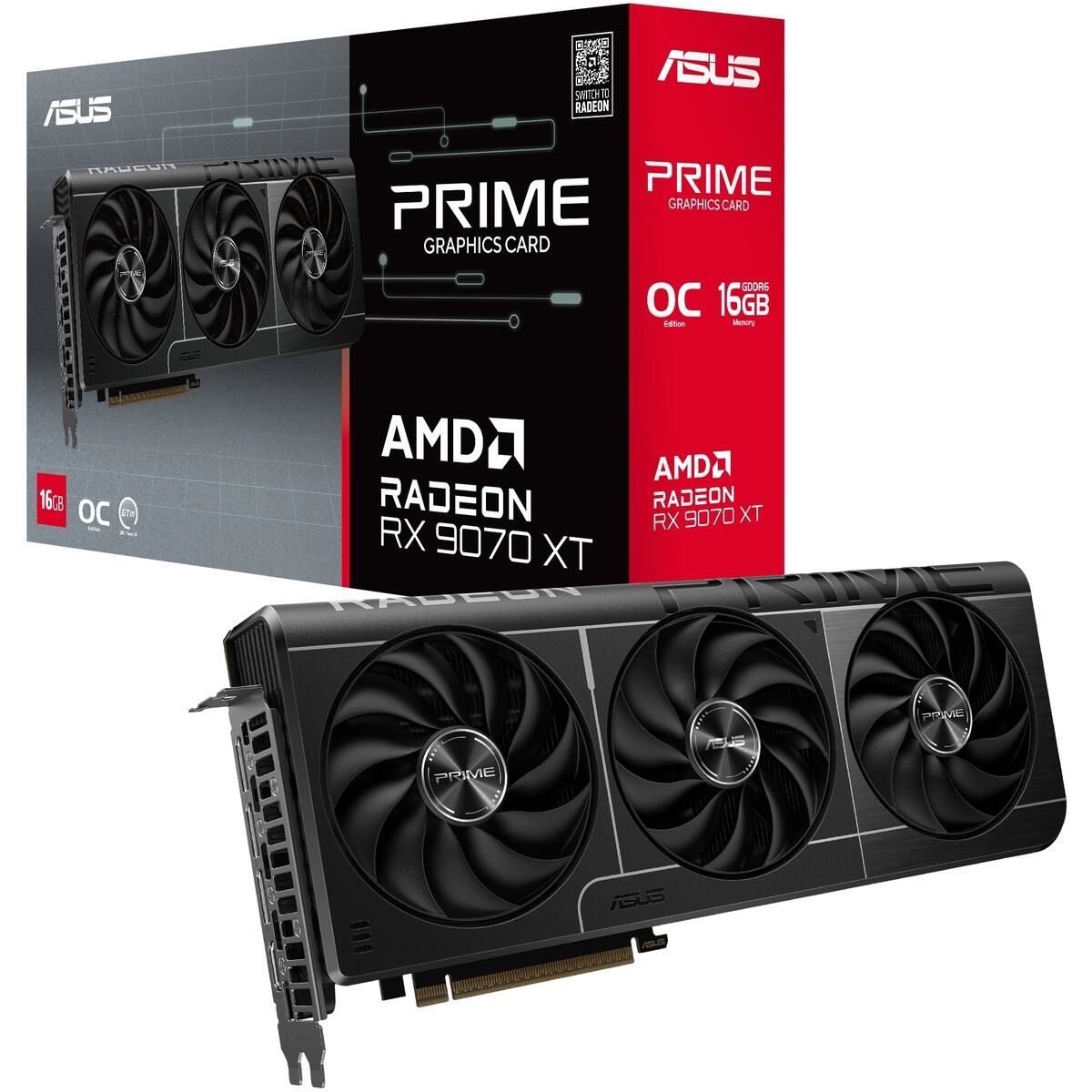 Asus Prime Radeon™ RX 9070 XT OC (16GB GDDR6)