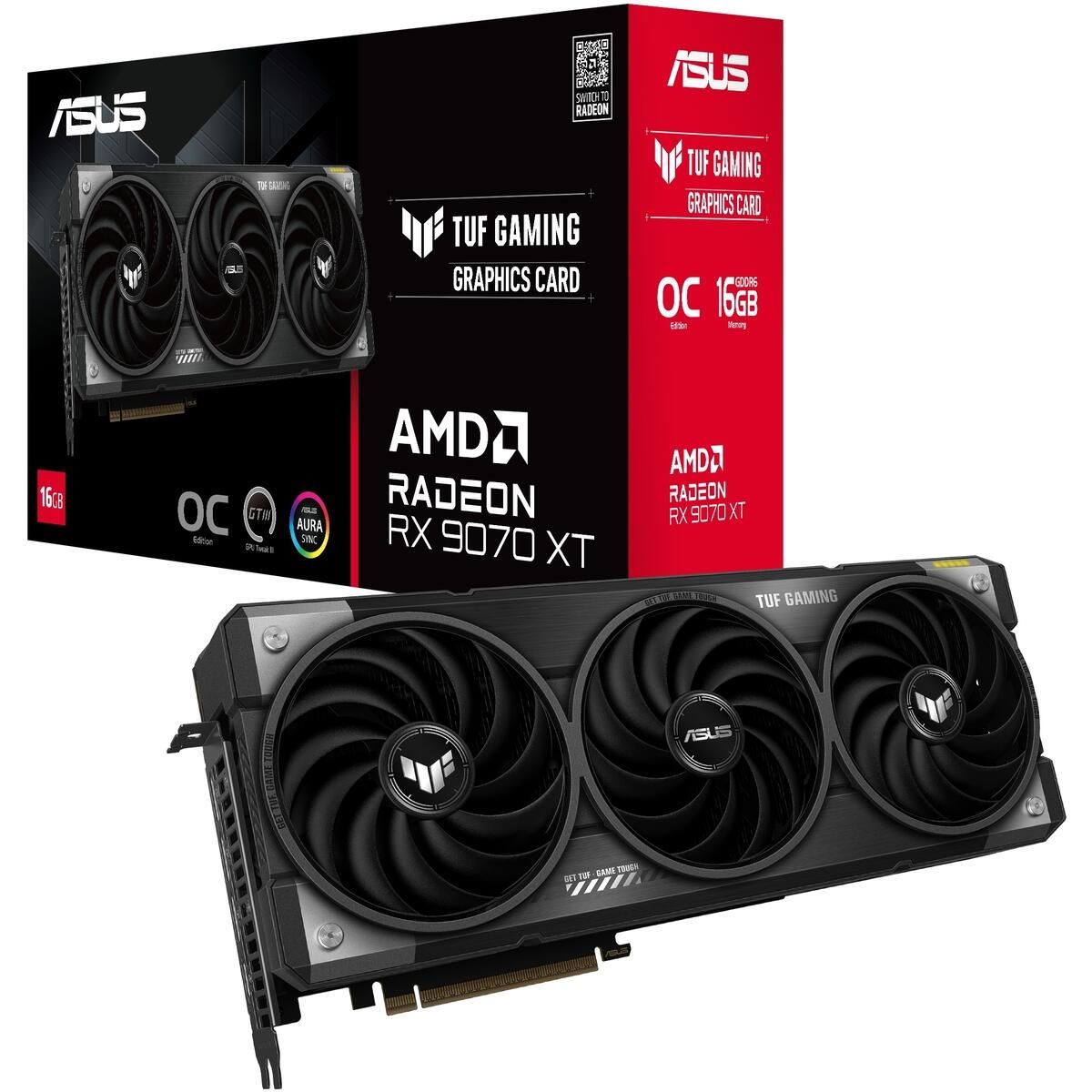 Asus TUF Radeon™ RX 9070 XT Gaming OC (16GB GDDR6)