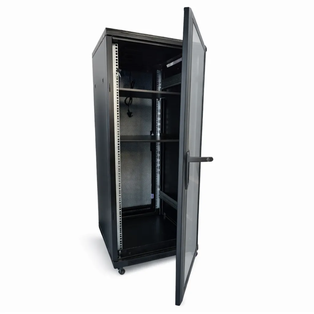 Cattex 27U 600x1000 Glass Server Cabinet - Image 3