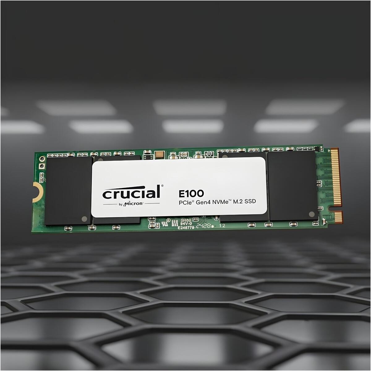 Crucial E100 M.2 PCIe4x4 480GB SSD - Image 2