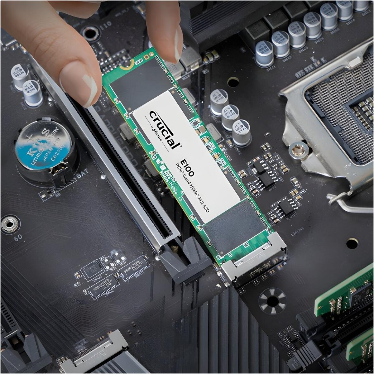 Crucial E100 M.2 PCIe4x4 480GB SSD - Image 3