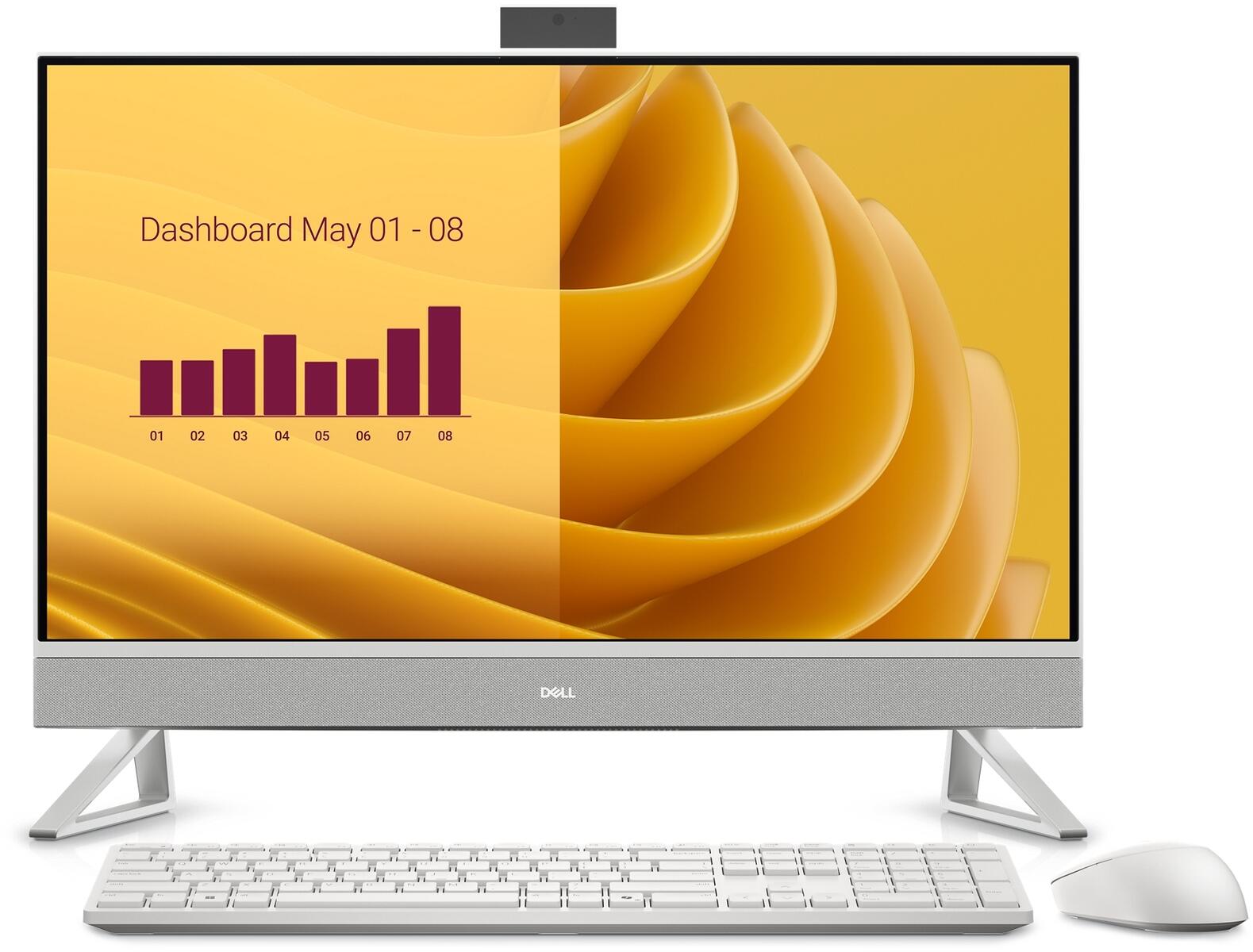 Dell EC27250 (Intel Core 7 5.4GHz, 16GB DDR5, 1TB SSD, NVIDIA GeForce™ 2GB GDDR6, 27" Full HD Touchscreen) All-In-One Desktop PC