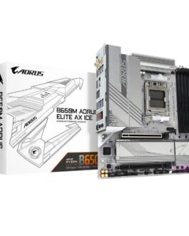 Gigabyte B650M Aorus Elite AX Ice (AMD AM5) Motherboard