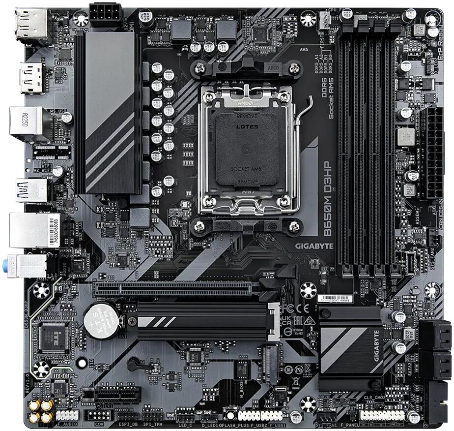 Gigabyte B650M D3HP (AMD AM5) Motherboard - Image 4