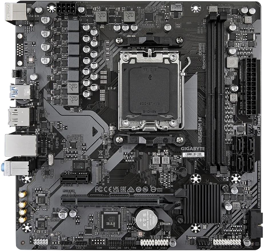 Gigabyte B650M H (AMD AM5) Motherboard - Image 3