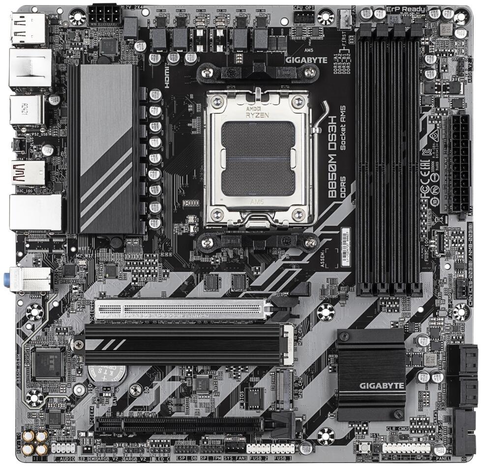 Gigabyte B850M DS3H (AMD AM5) Motherboard - Image 2