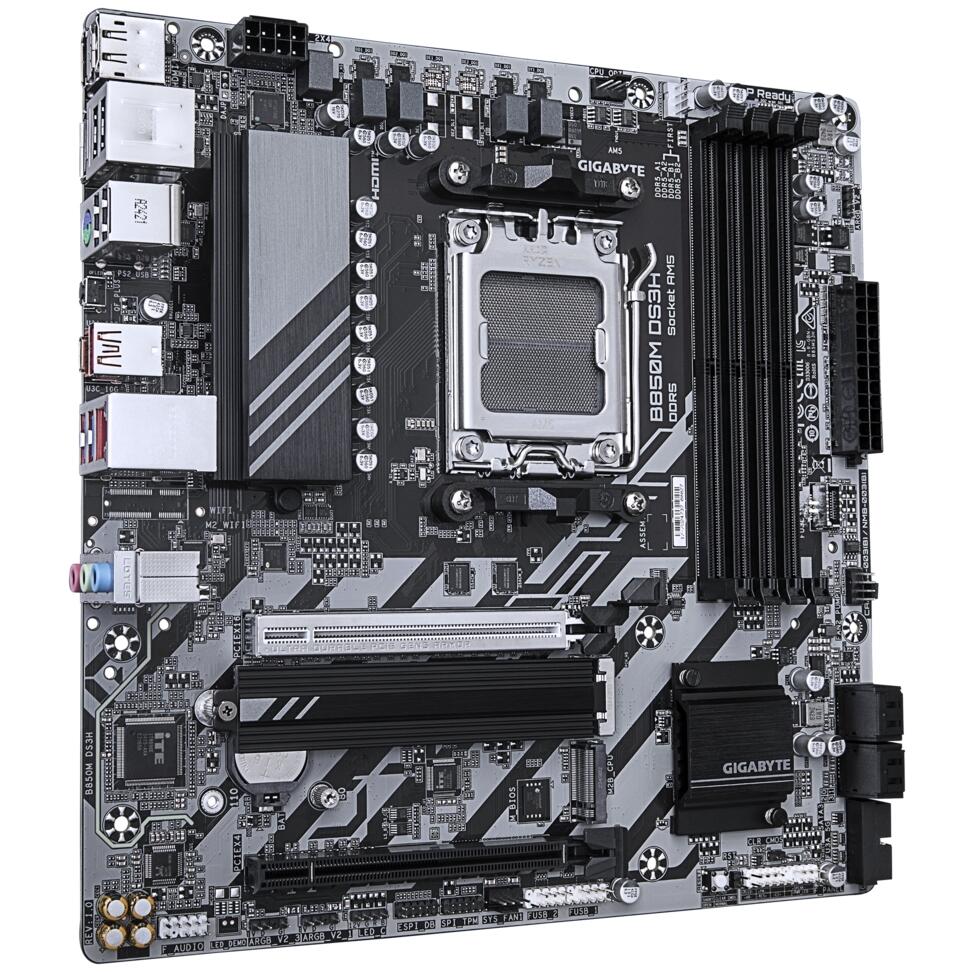 Gigabyte B850M DS3H (AMD AM5) Motherboard - Image 3