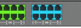 Grandstream UCM6308 (8x FXS, 8x FXO) VoIP PBX
