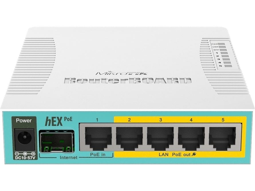 MikroTik RouterBOARD hEX PoE (RB960PGS) 5-Port Gigabit Router - Image 2