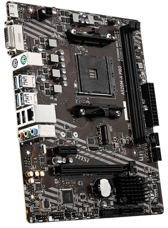 MSI A520M-A Pro (AMD AM4) Motherboard - Image 3