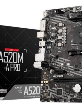 MSI A520M-A Pro (AMD AM4) Motherboard