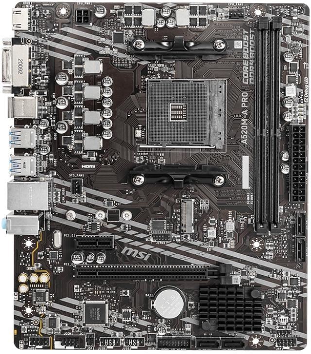 MSI A520M-A Pro (AMD AM4) Motherboard - Image 4