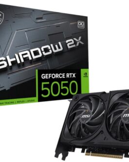 MSI GeForce RTX™ 5050 Shadow 2X OC (8GB GDDR6)
