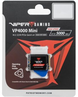 Patriot Viper Gaming VP4000 Mini M.2 PCIe4x4 500GB SSD