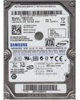 Samsung SpinPoint M5S 120GB 5400RPM 2.5″ HDD
