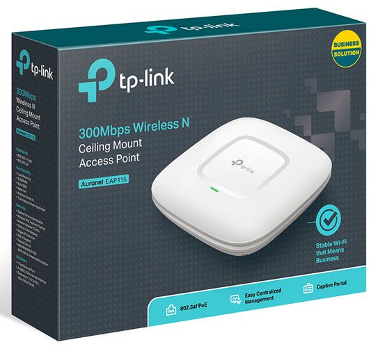 TP-Link EAP115 Wireless-N Ceiling Mount Access Point