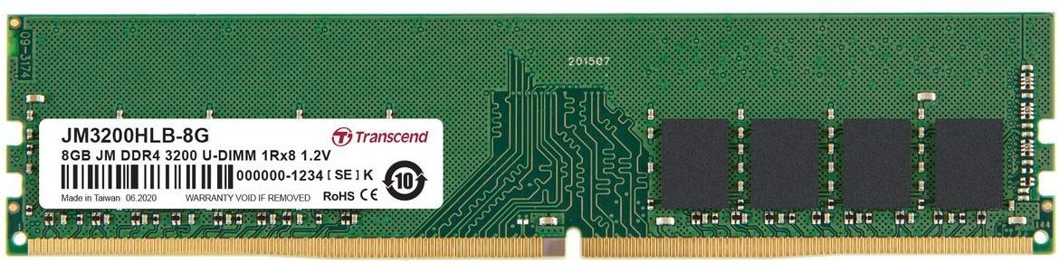 Transcend JetRam 8GB (DDR4-3200, CL22) Desktop RAM