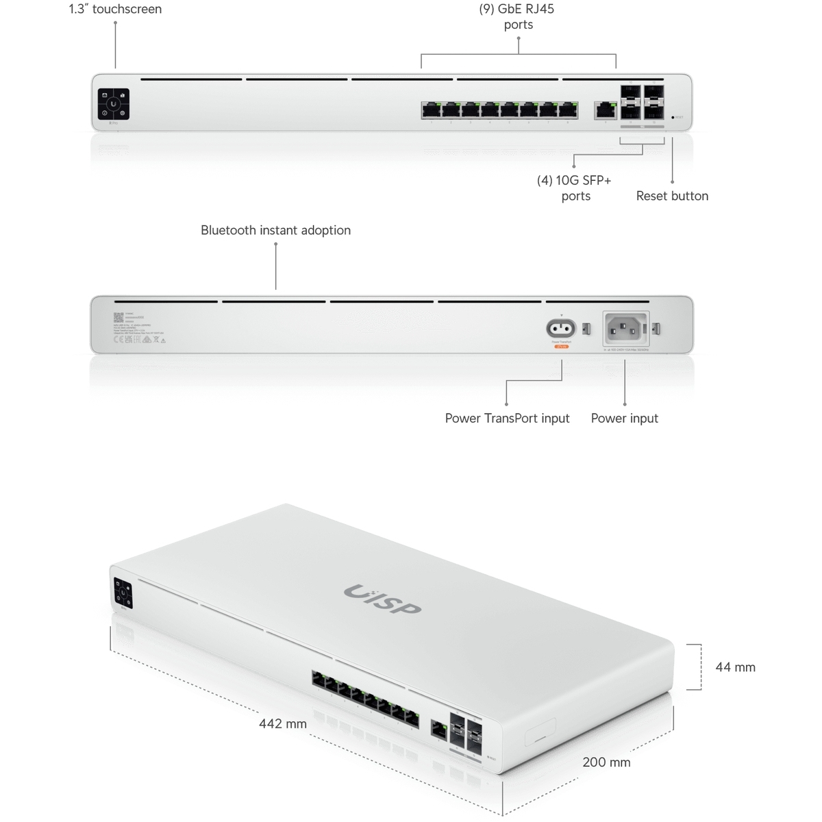 Ubiquiti UISP Pro Multi-WAN 10GbE Router - Image 2