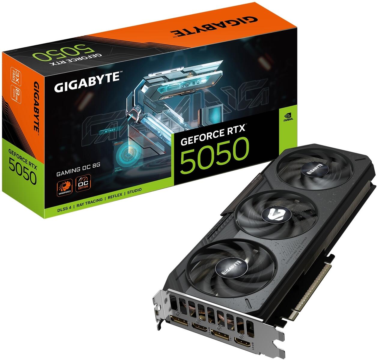 Gigabyte GeForce RTX™ 5050 Gaming OC (8GB, GDDR6)
