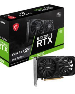 MSI GeForce RTXâ„¢ 3050 Ventus 2X E OC (6GB, GDDR6)