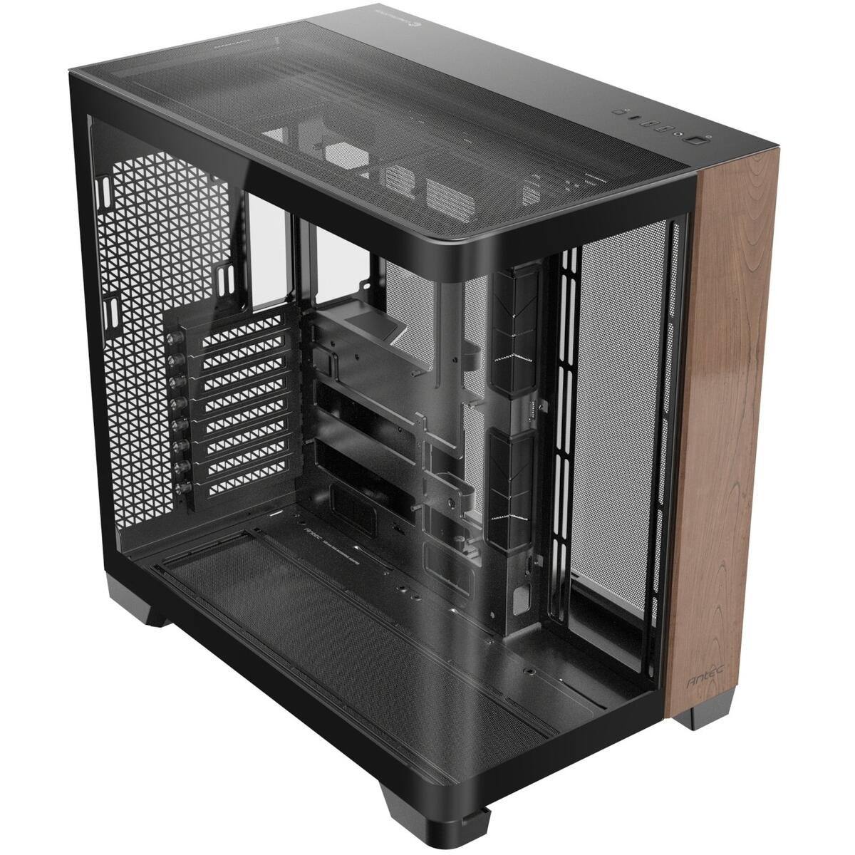 Antec C8 Curved Wood e-ATX Dual Chamber Gaming Case - Image 4