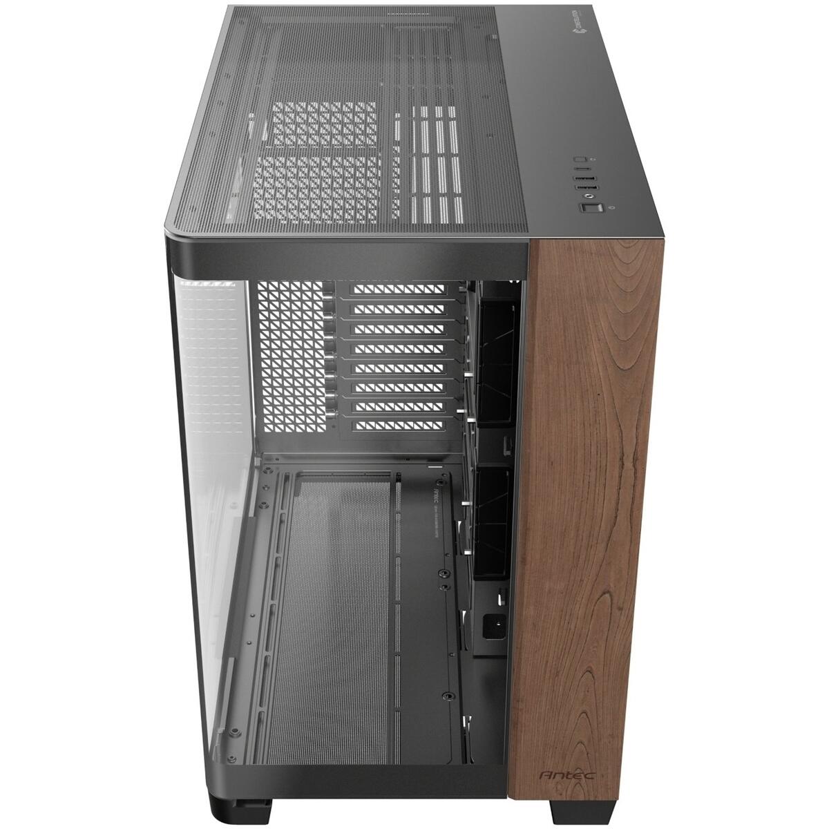 Antec C8 Curved Wood e-ATX Dual Chamber Gaming Case - Image 3