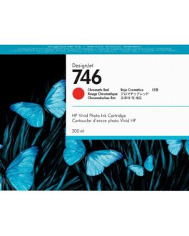 HP 746 DesignJet Chromatic Red Ink Cartridge (P2V81A)