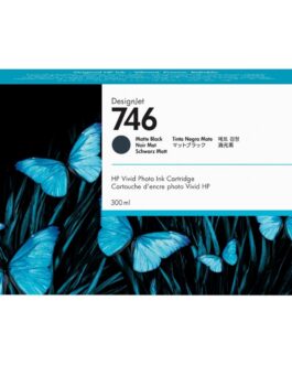 HP 746 DesignJet Matt Black Ink Cartridge (P2V83A)
