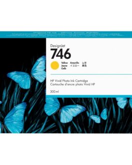 HP 746 DesignJet Yellow Ink Cartridge (P2V79A)