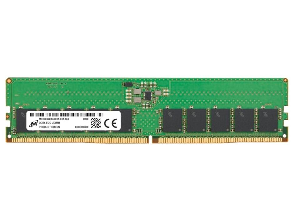 Micron 16GB (DDR5-5600, CL46, ECC, RDIMM, 1Rx8 Rank) Server Memory
