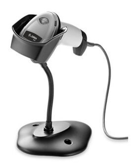 Zebra DS2208 Corded USB Barcode Scanner with Stand